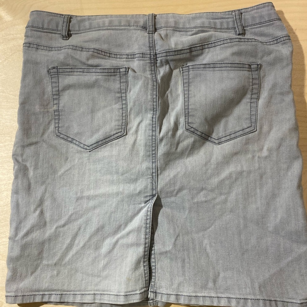 Vintage Jaclyn Smith Jean Skirt Size 14 (KD) - Picture 12 of 14
